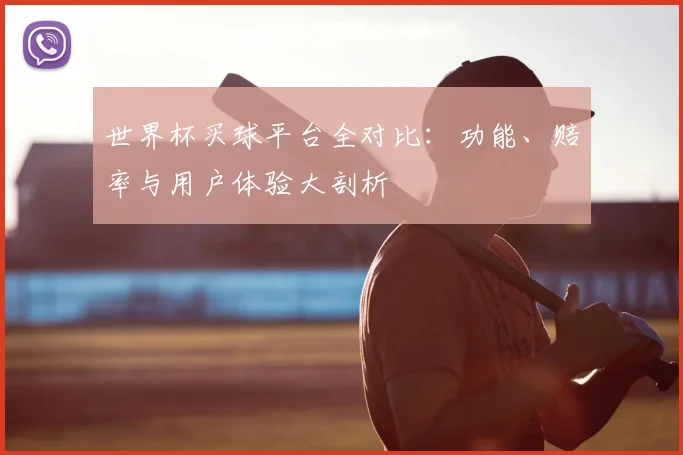 世界杯买球平台全对比:功能、赔率与用户体验大剖析