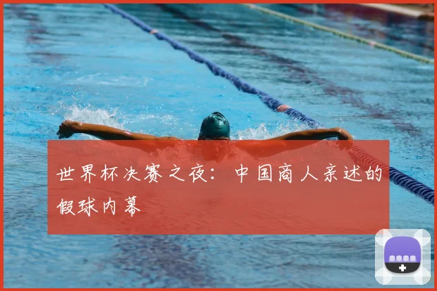 世界杯决赛之夜:中国商人亲述的假球内幕
